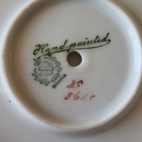 Bavarian Handpainted 6.25" Serving Bowl EUC - Picture 4 of 4